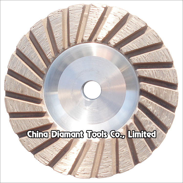 4 inches 100mm straight turbo diamond grinding cup wheel for granite