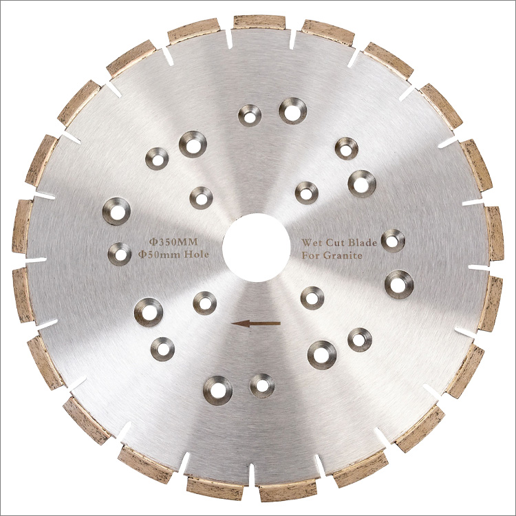 14 inches 350mm horizontal cutting diamond saw blade for granite