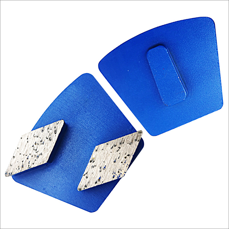 Diamond grinding shoes for Redi-lock holder of Husqvarna grinders - rhombus segments
