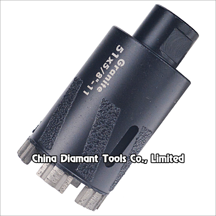 2 inches 51mm diamond drill bit with turbo segments for granite