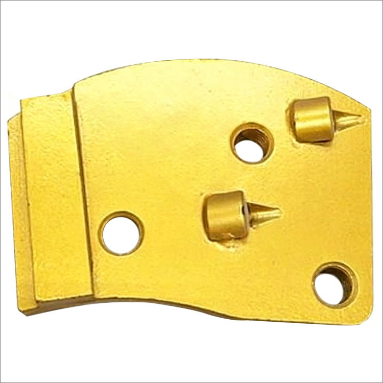 PCD diamond grinding shoe for Contec floor grinders - 2 quarter PCD 1 diamond segment
