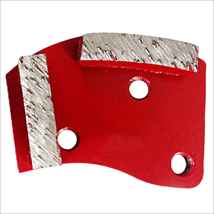 Diamond grinding shoes for Contec floor grinders - double bar shape segments
