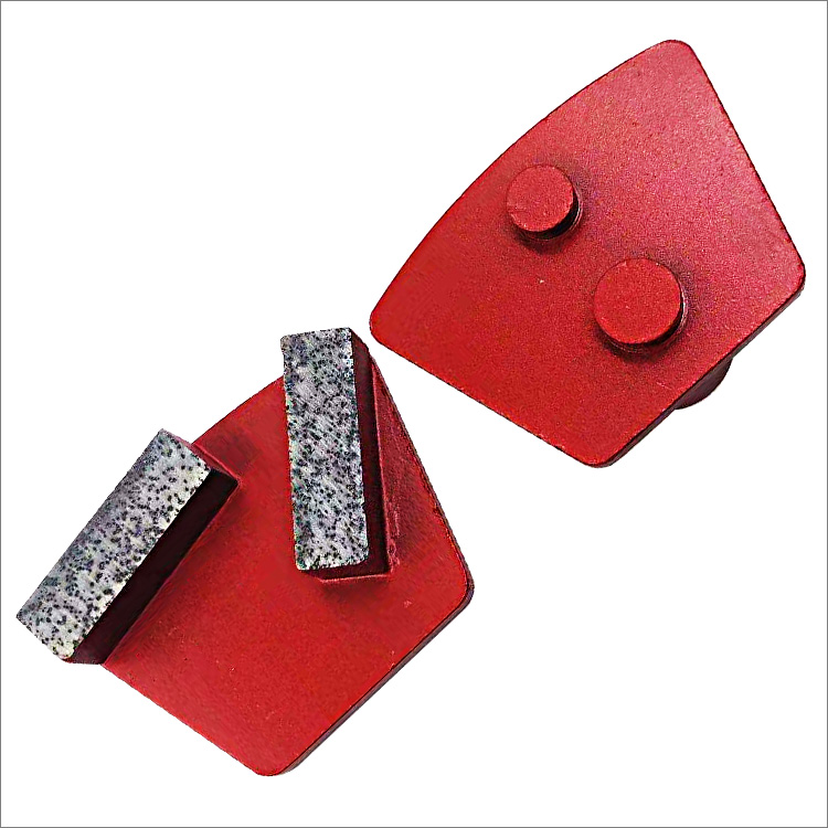 Diamond grinding shoes for STI floor grinders - bar shape segments