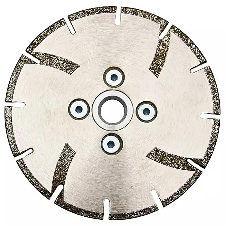 Reinforced electroplated diamond saw blade cutting disc for soft stone marble porcelain plastic steel