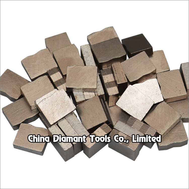 900mm-3500mm diamond segments for granite block mineral cutting - W top taper shape