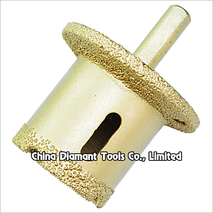 Vacuum Brazed Diamond Core Drill Bits Crown Water Sink Washbasin Hole Saw
